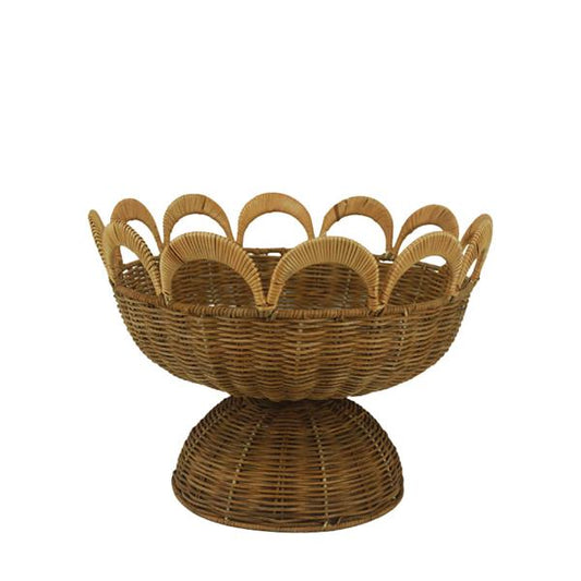 Kurv bolle med scallop 30 cm