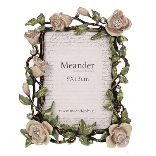 Bilderamme blomster 13x17 cm