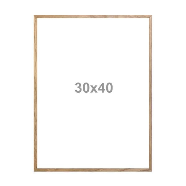 Oak picture frame 30x40 cm