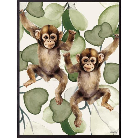 Plakat Monkeys 30x40 cm