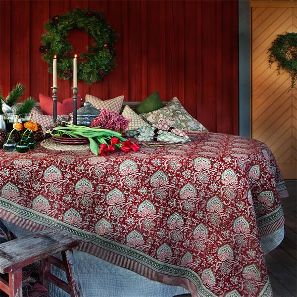 Tablecloth Oriental Red 150x350 cm