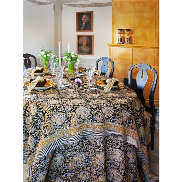 Duk Oriental sort 150x350 cm