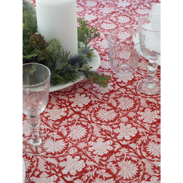Tablecloth Paradise red 170x270 cm