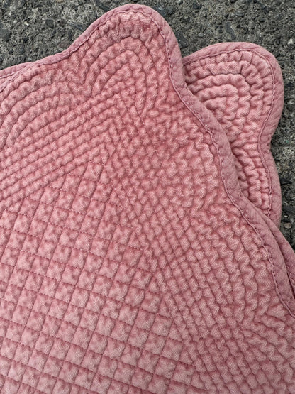Spisebrikke velour Dusty Rose