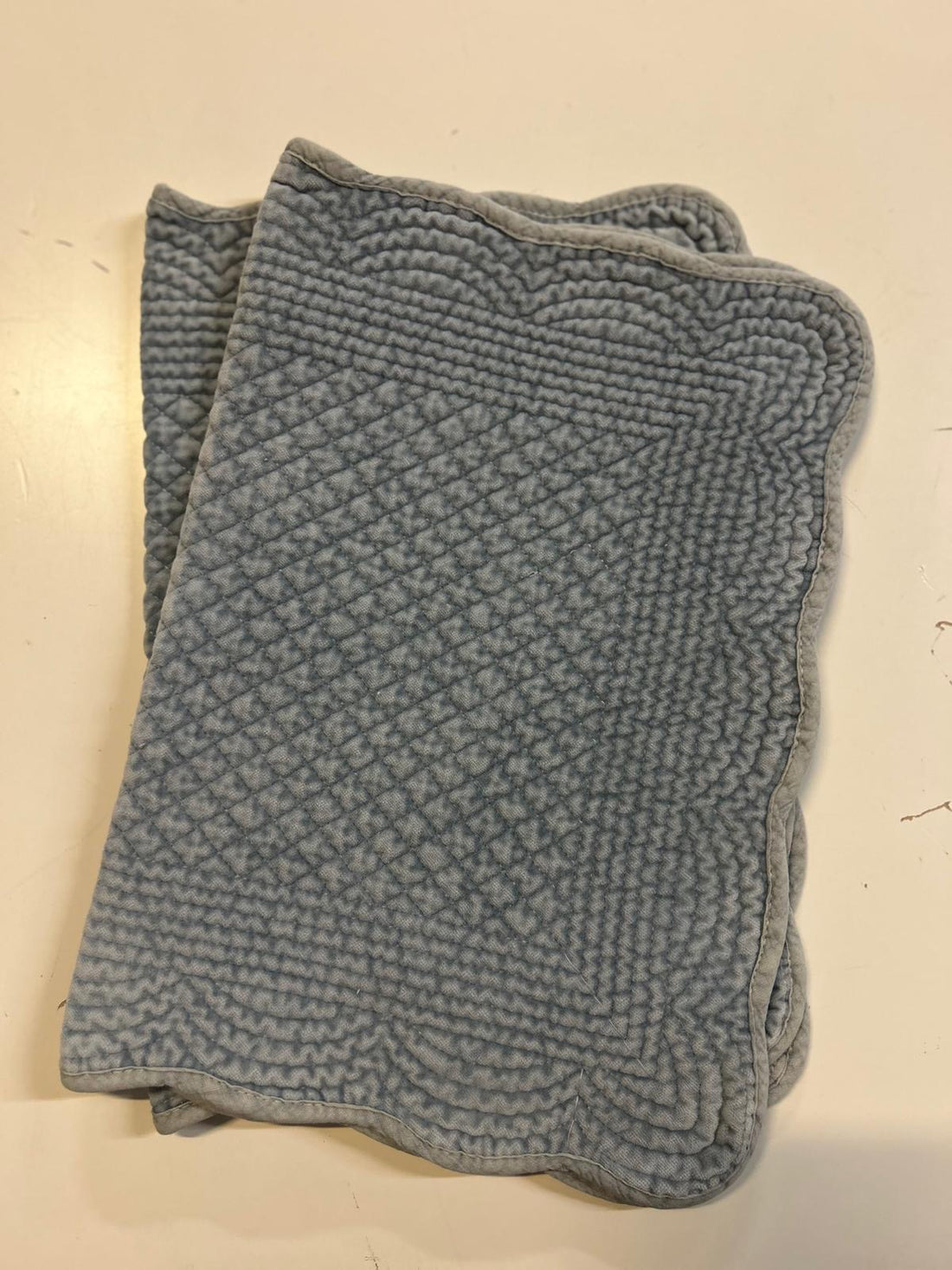 Spisebrikke velour Jeans Blå