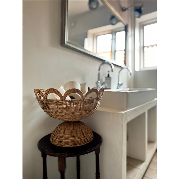 Basket bowl with scallop 30 cm