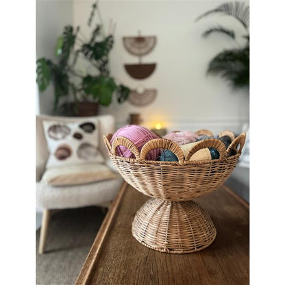 Basket bowl with scallop 30 cm