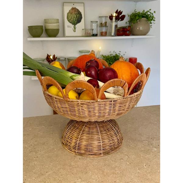 Basket bowl with scallop 30 cm