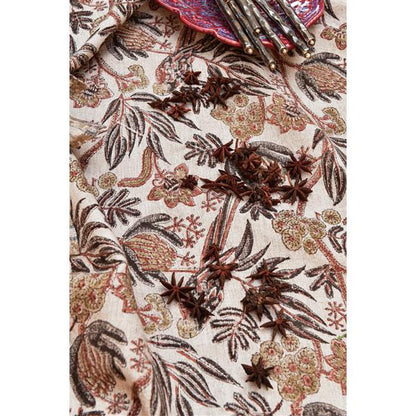 Tablecloth Parrot Rust 150x350 cm