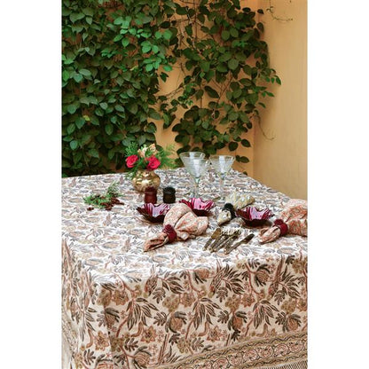 Tablecloth Parrot Rust 150x350 cm