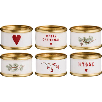 Serviettring My Nostalgic Christmas 6 stk