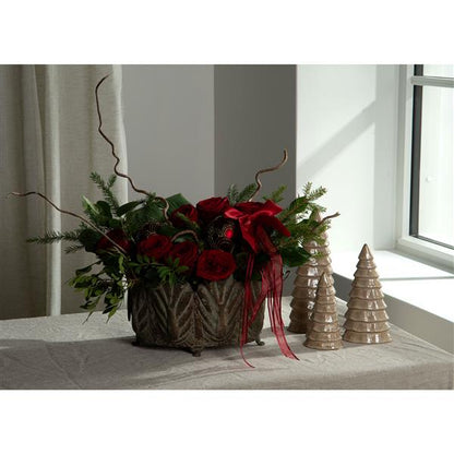 Silkebånd Bordeaux 10 mm