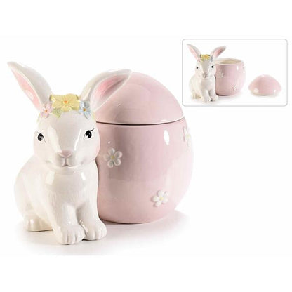 Krukke med harepus 13 cm