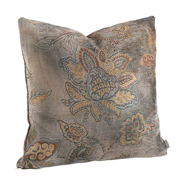 Putetrekk Merano Flower taupe 50x50 cm