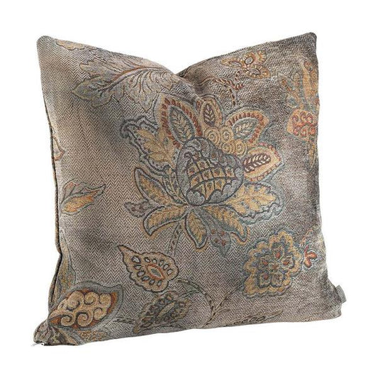 Putetrekk Merano Flower taupe 50x50 cm