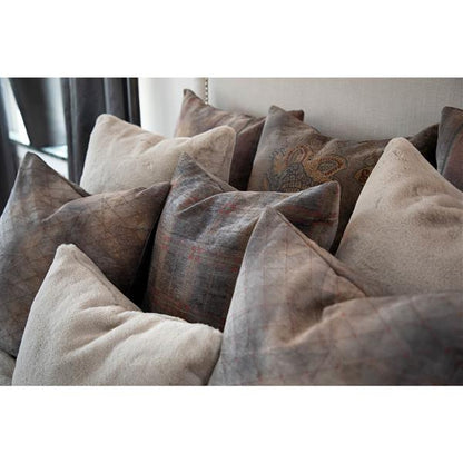 Putetrekk Merano Flower taupe 50x50 cm