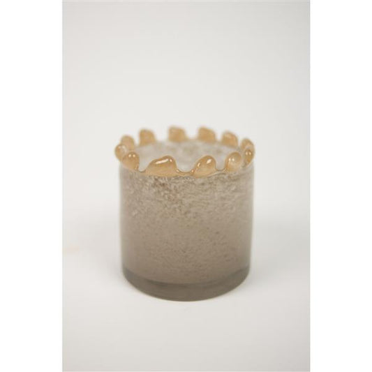 Diana telysholder taupe 10 cm