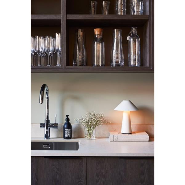 Bordlampe Cannes hvit 26 cm