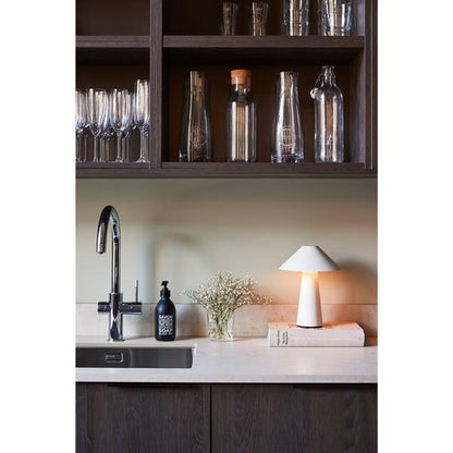 Bordlampe Cannes hvit 26 cm