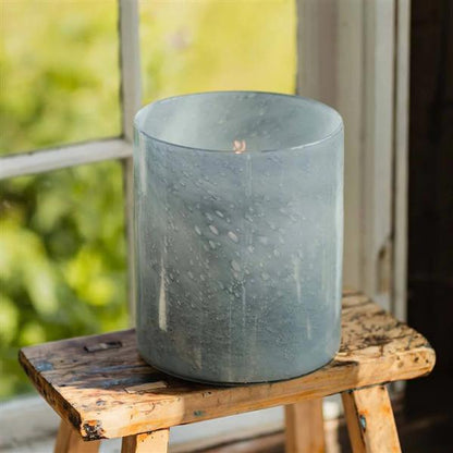 Vase blågrå 20x22 cm