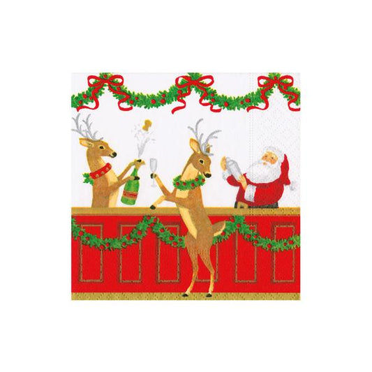 Serviett kaffe Santas Bar