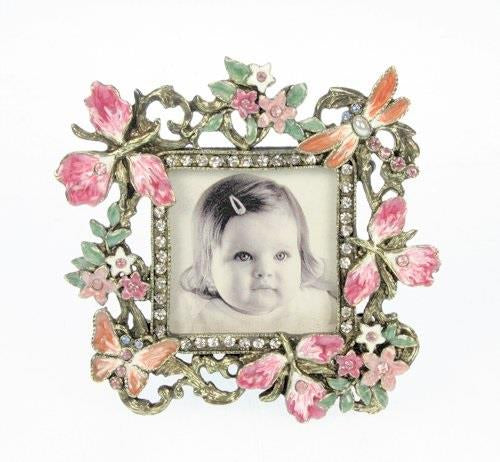 Bilderamme sommerfugl 10x10 cm