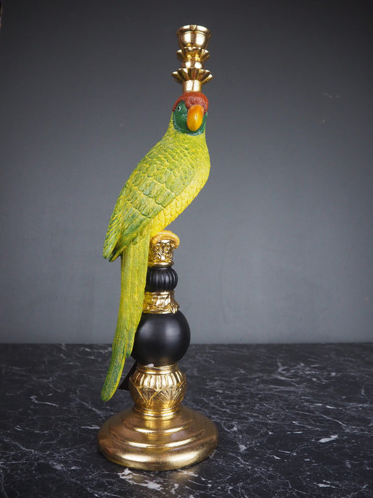Candlestick Pavelle parrot green 47 cm