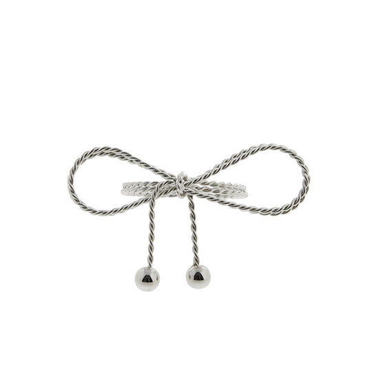 Sigrid napkin ring bow silver