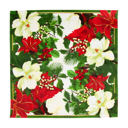 Serviett kaffe Christmas Garden
