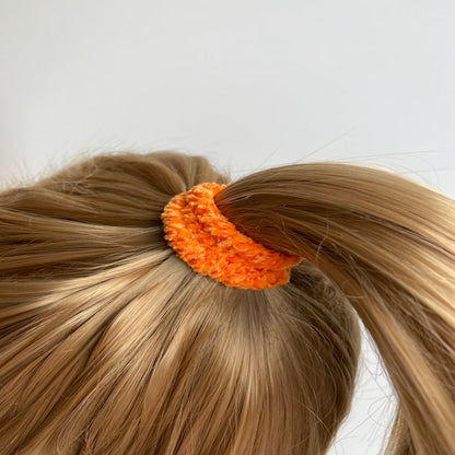 Kknekki Hair Tie Velvet New Orange