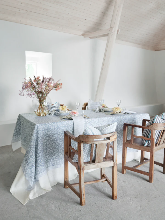 Duk Margerita Cashmere Blue 150x350 cm