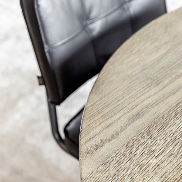 Trent dining table antique Grey Ø130 cm
