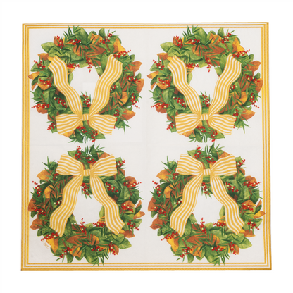 Napkin lunch Magnolia Wreath