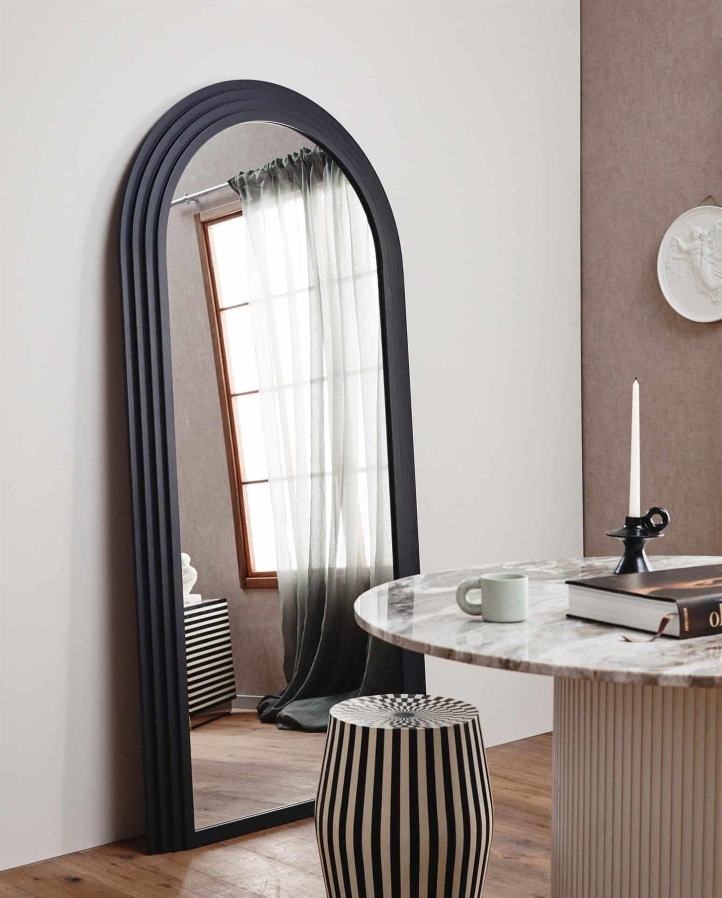 Falco speil Anthracite 200x100 cm