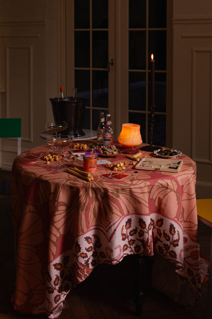 Telysholder Kiva fersken 15 cm