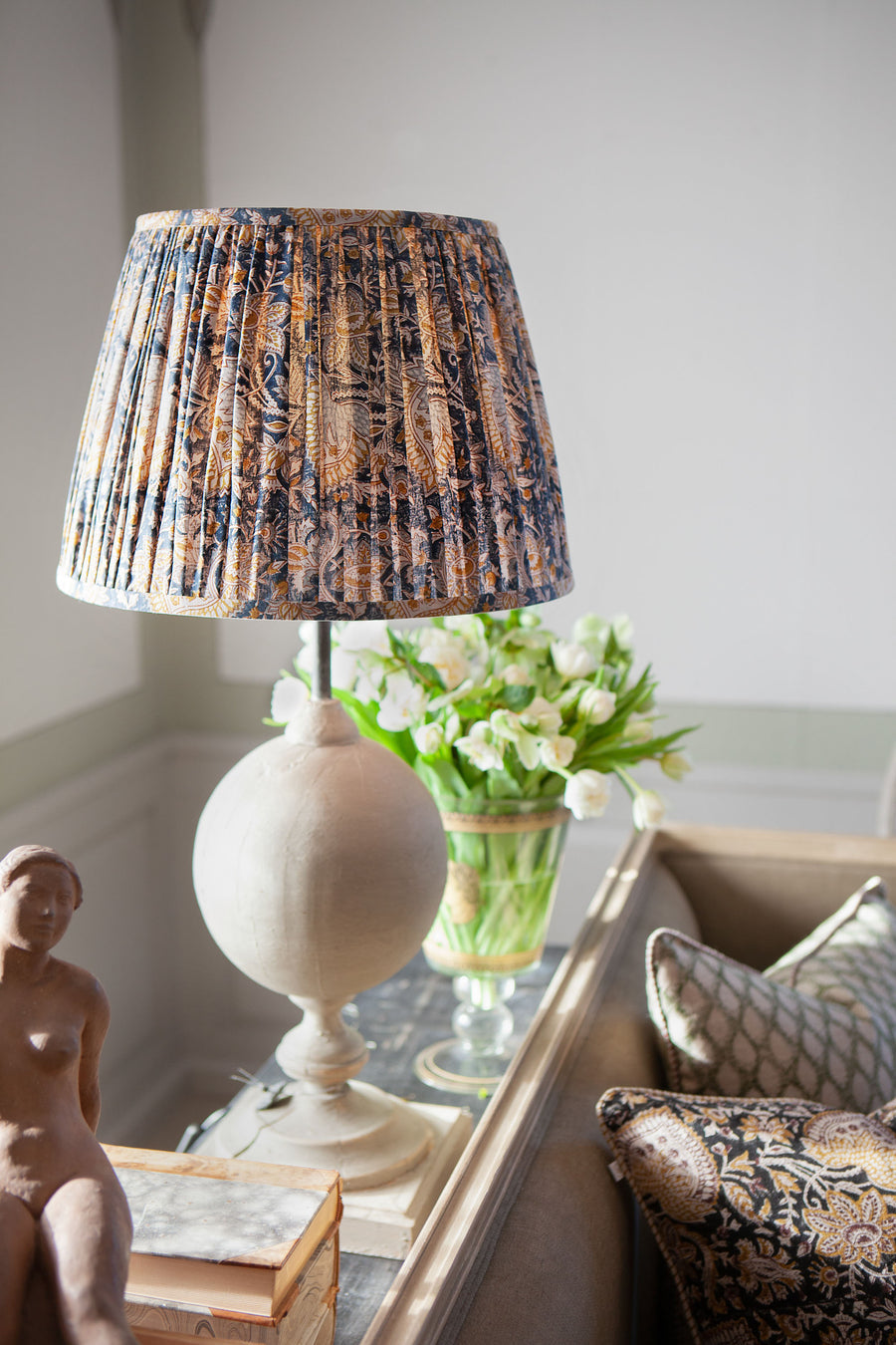 Lampeskjerm Oriental Blue 30 cm