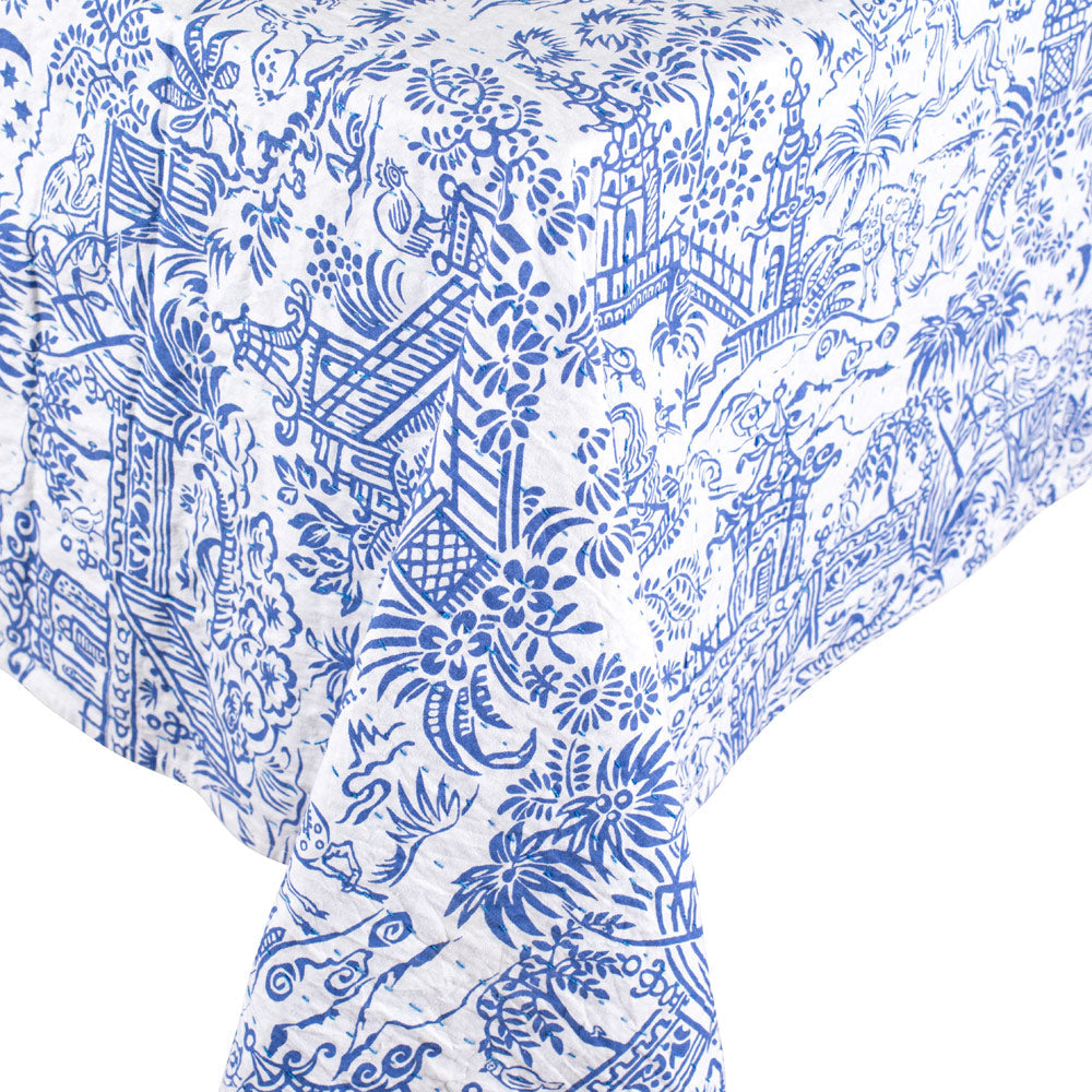 Duk Kantha Pagoda Toile cotton 180x180 cm