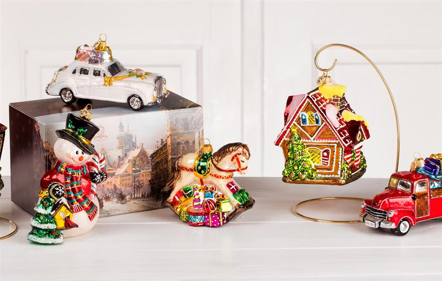 Juletrepynt Balloon With Presents 17 cm