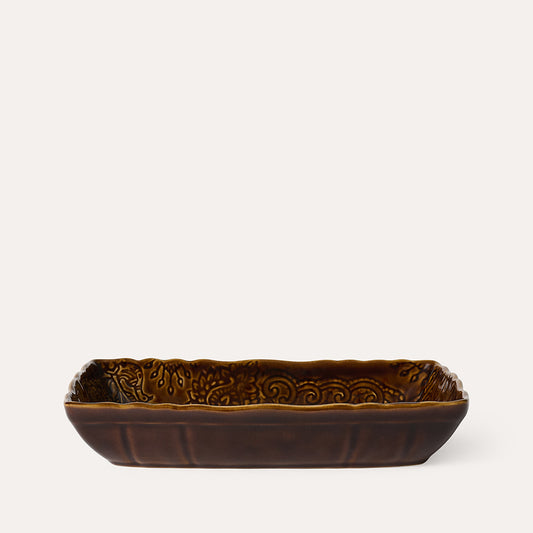 Ildfast form 23x15 cm Coffee