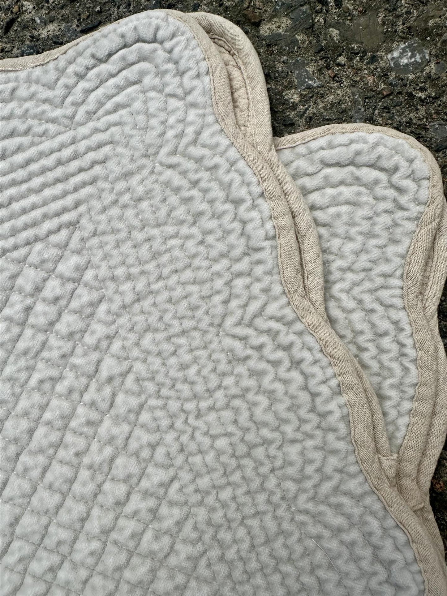 Spisebrikke velour Light Blue