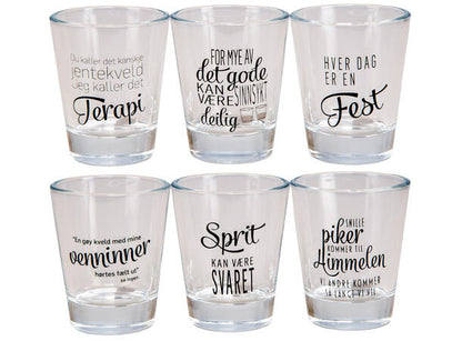 Shotglass tekst S/6