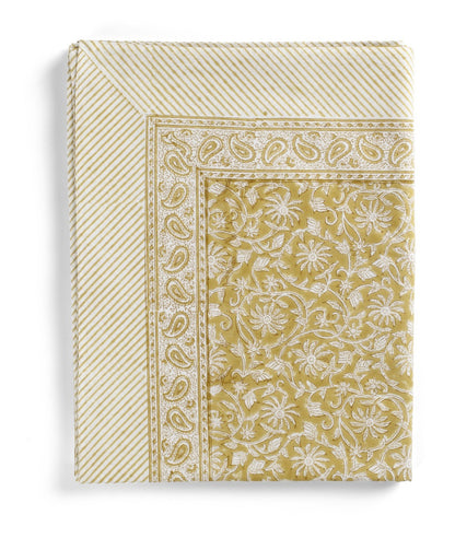 Duk Margerita Yellow Olive 150x350 cm