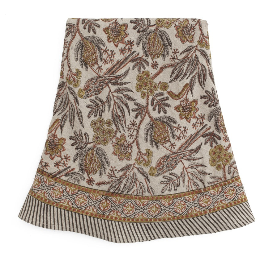Tablecloth Parrot Rust round 220 cm
