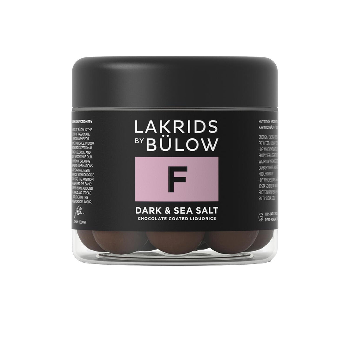 Lakris F Dark Sea Salt 115 gram