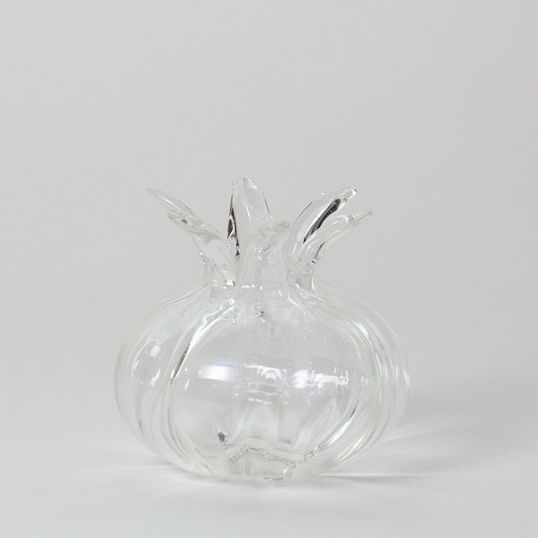 Glass vase 9x10 cm