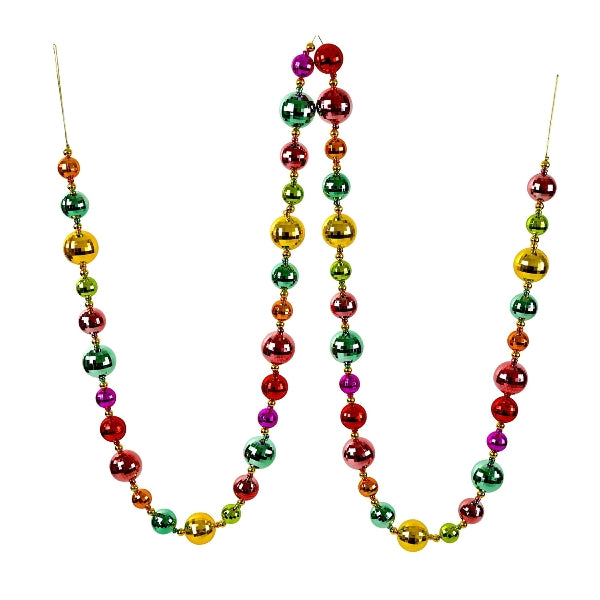 Girlander Julekuler på snor 270 cm