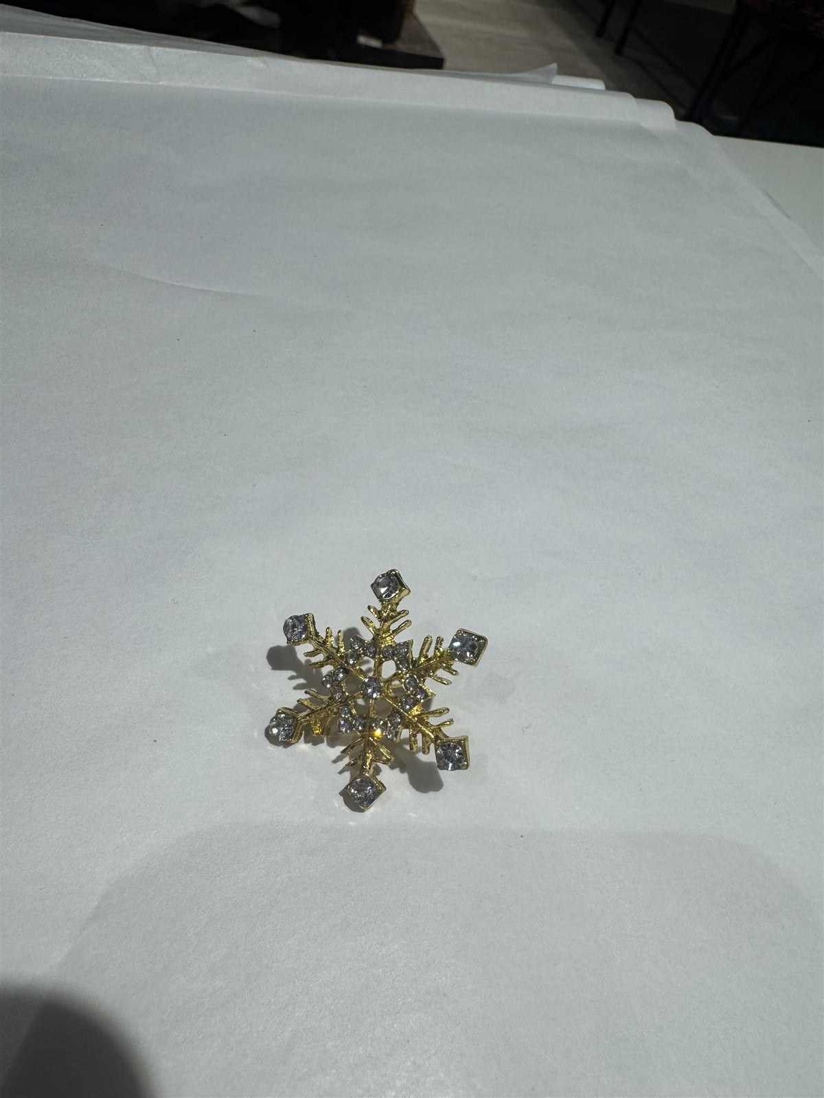 Light decoration snowflake gold