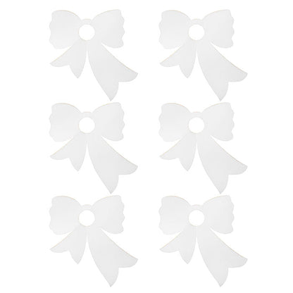 Place card bow off-white 6 pcs