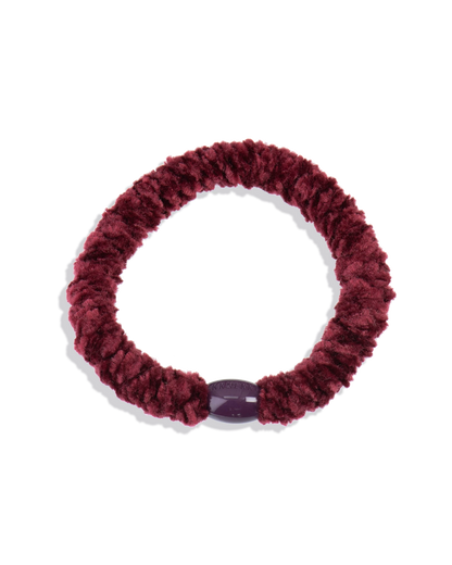 Kknekki hårstrikk Velvet Bordeaux