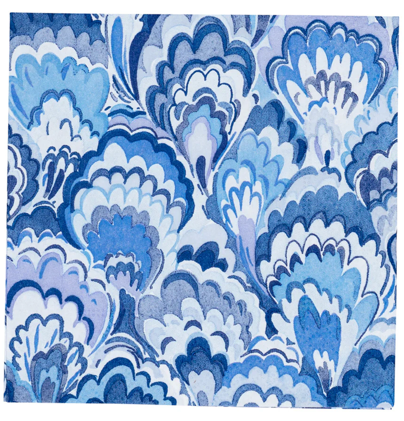 Serviett lunch Marbled Ceramica Indigo